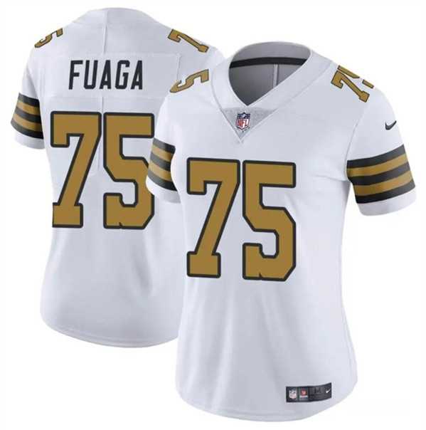 Women's New Orleans Saints #75 Taliese Fuaga White 2024 Draft Color Rush Stitched Game Jersey Dzhi,We sell and wholesale Women's New Orleans Saints #75 Taliese Fuaga White 2024 Draft Color Rush Stitched Game Jersey Dzhi on line form chian!